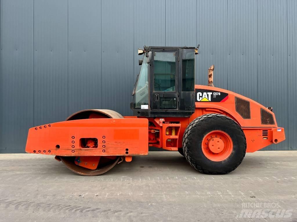 CAT CS76 XT Tek tamburlu silindirler