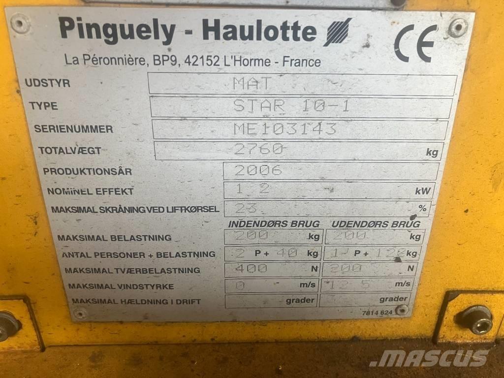 Haulotte Star 10 Personel Platformları ve Cephe Asansörleri