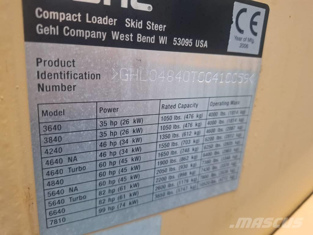 Gehl 4840 Skid steer loderler