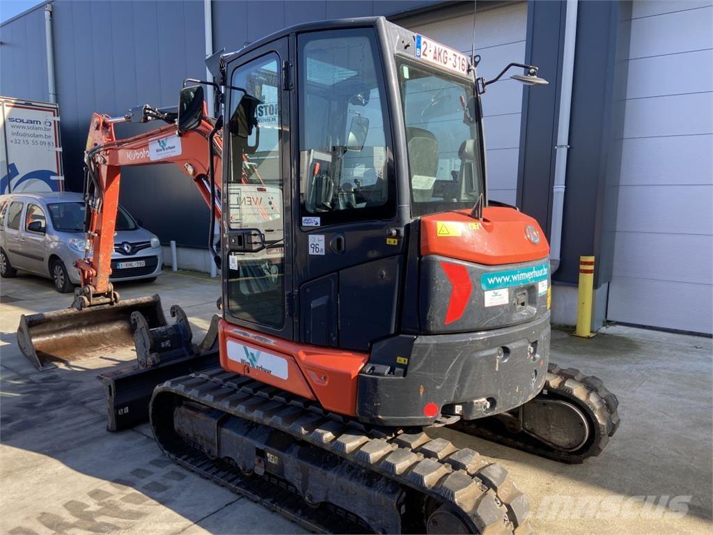 Kubota U50-5 (5020) Mini ekskavatörler, 7 tona dek