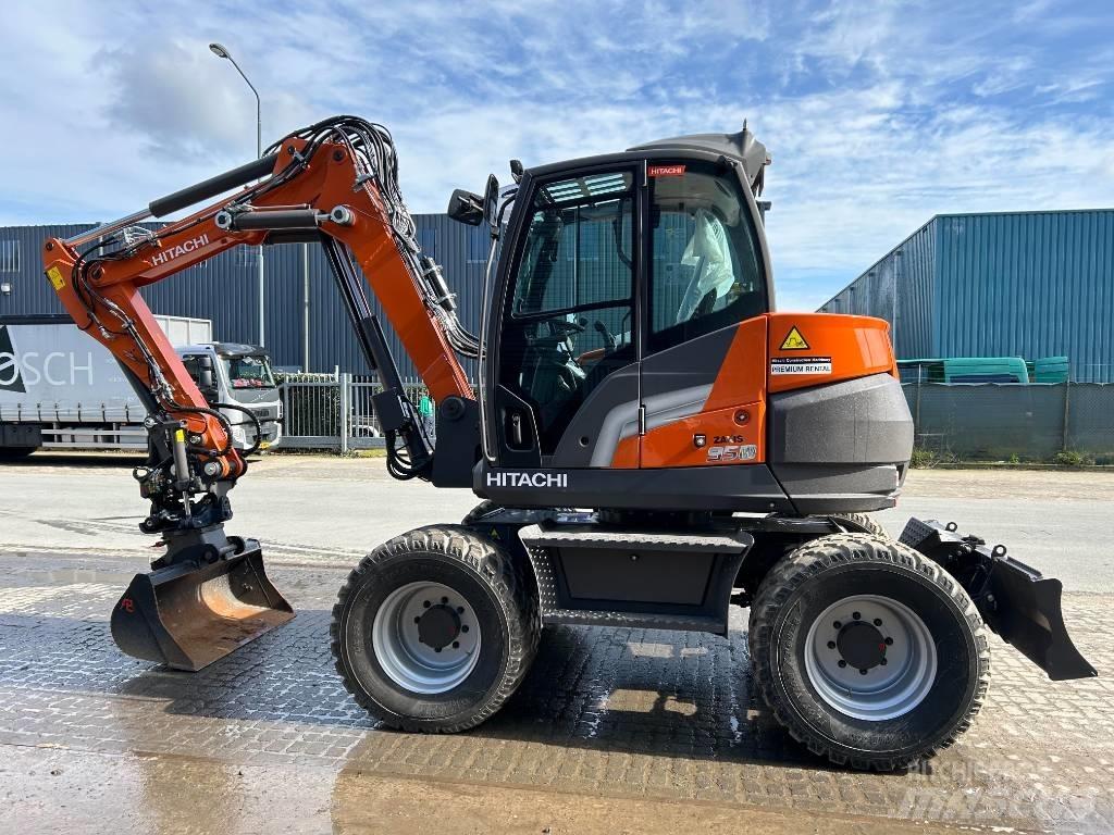 Hitachi ZX95W Lastik tekerli ekskavatörler
