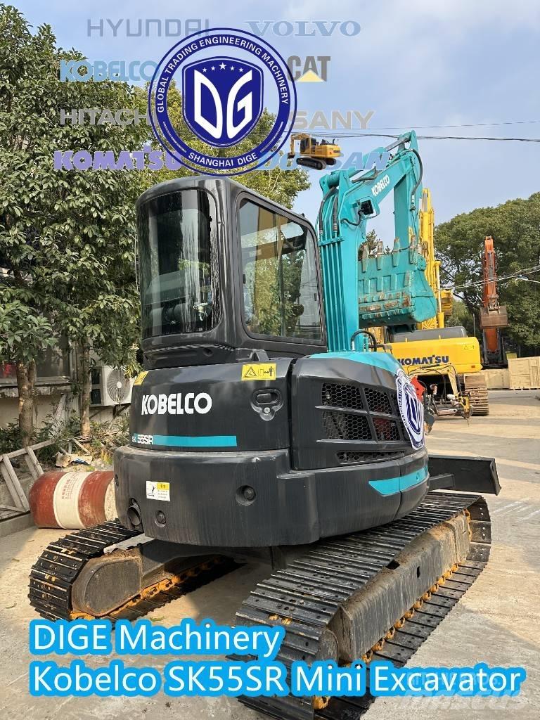 Kobelco SK 55 SR Mini ekskavatörler, 7 tona dek