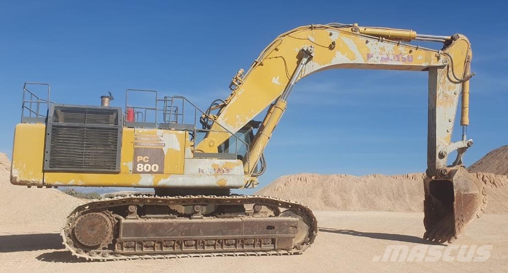 Komatsu PC 800-6 Paletli ekskavatörler