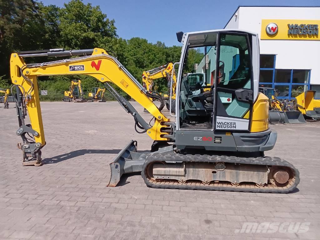 Wacker Neuson EZ50 Paletli ekskavatörler