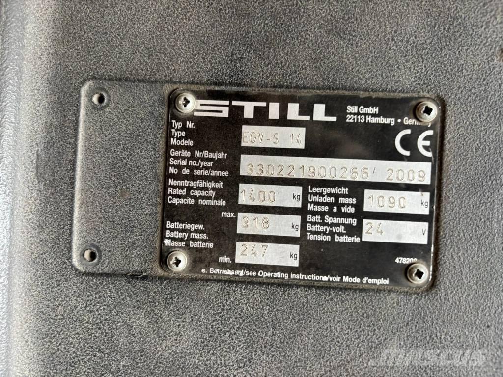 Still EGV-S14 Akülü depo ekipmanları