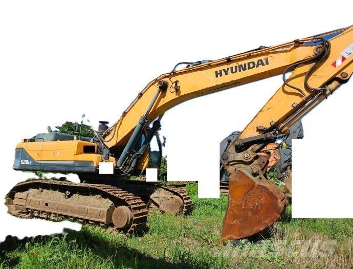 Hyundai Robex 520 LC Paletli ekskavatörler