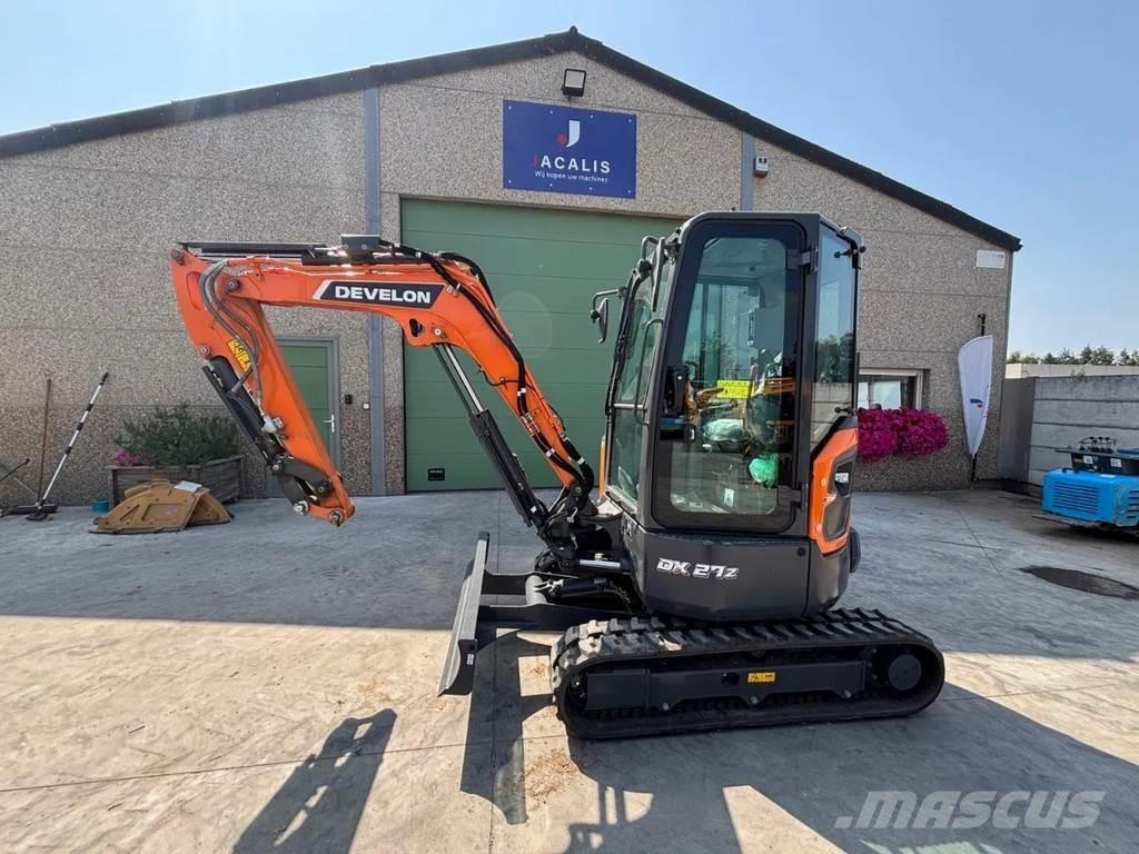 Doosan DX27Z-7 Mini ekskavatörler, 7 tona dek
