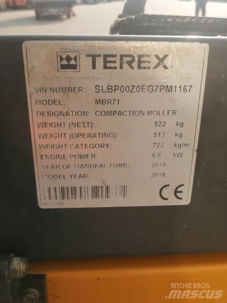 Terex MBR71 Tek tamburlu silindirler