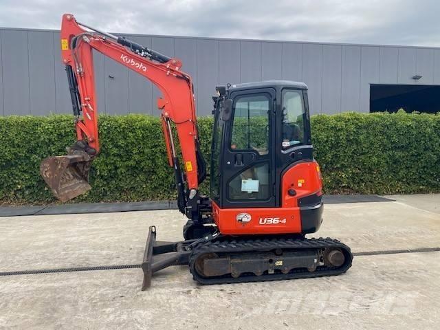 Kubota U 36-4 Mini ekskavatörler, 7 tona dek