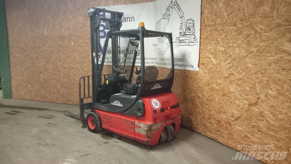 Linde E16C-02 Elektrikli forkliftler