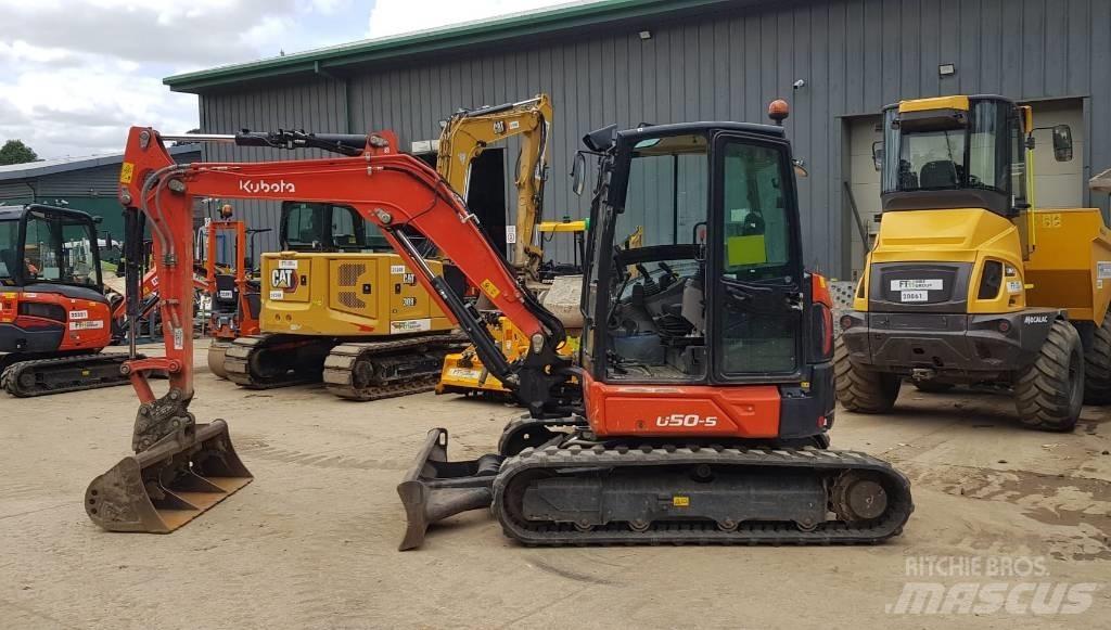 Kubota U50-5 Mini ekskavatörler, 7 tona dek