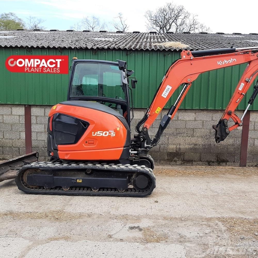 Kubota U50-5 Mini ekskavatörler, 7 tona dek