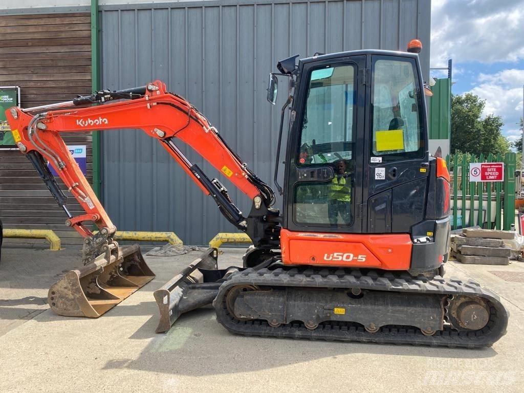 Kubota U50-5 Mini ekskavatörler, 7 tona dek