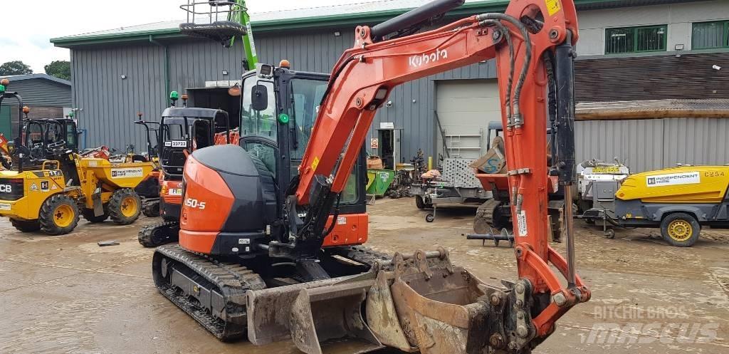 Kubota U50-5 Mini ekskavatörler, 7 tona dek