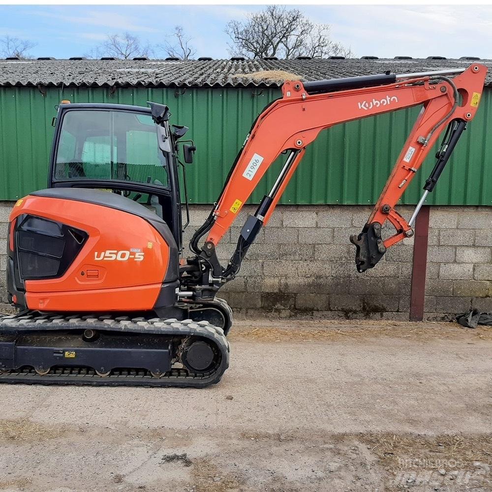 Kubota U50-5 Mini ekskavatörler, 7 tona dek