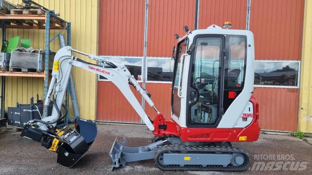Takeuchi TB 320 Mini ekskavatörler, 7 tona dek