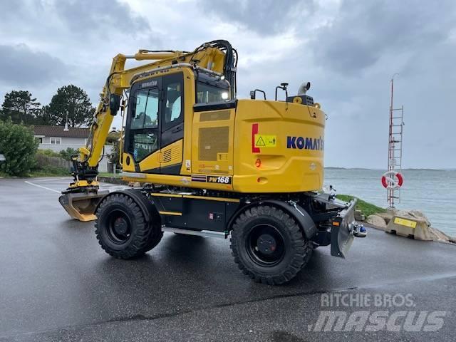 Komatsu PW168-11 Lastik tekerli ekskavatörler