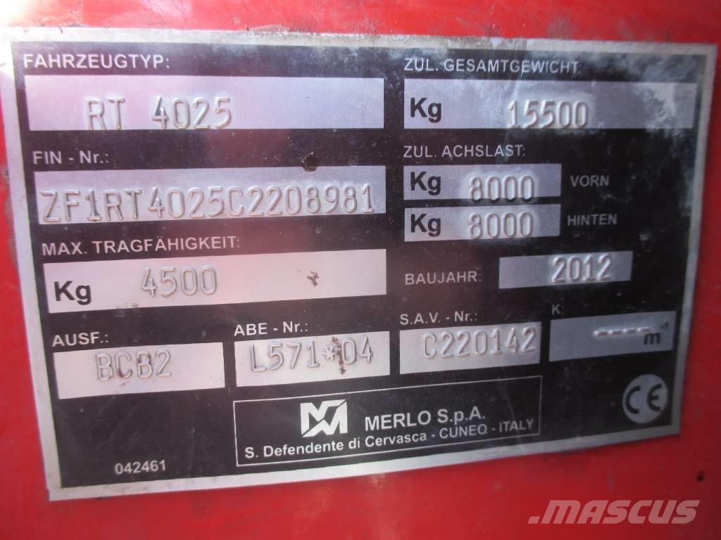 Merlo Roto 45.19 Teleskopik yükleyiciler