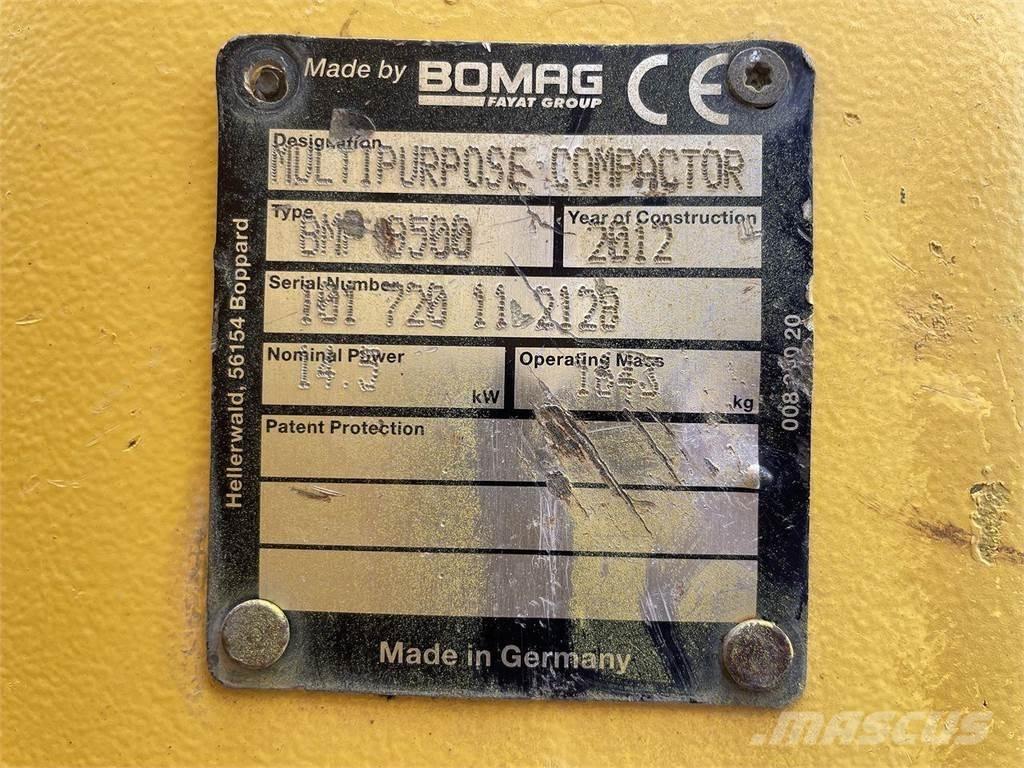 Bomag BMP 8500 Silindirler