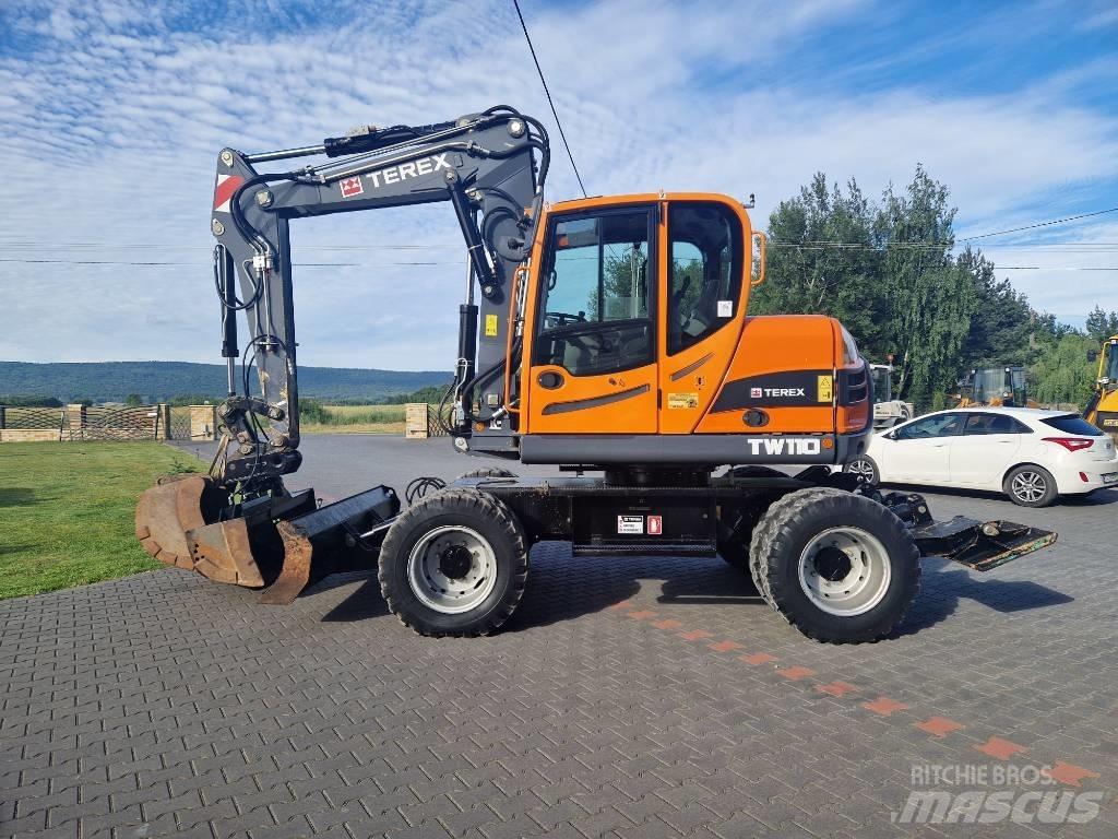 Terex TW 110 Lastik tekerli ekskavatörler