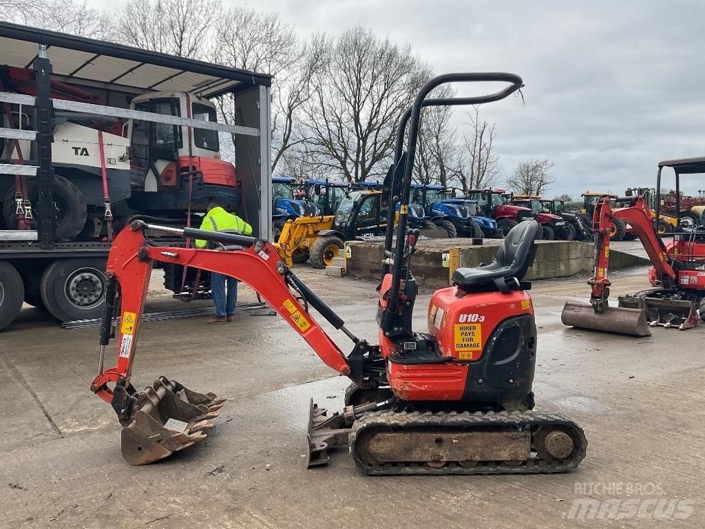 Kubota U 10-3 Mini ekskavatörler, 7 tona dek