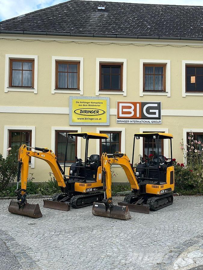 JCB 16C-1 Mini ekskavatörler, 7 tona dek