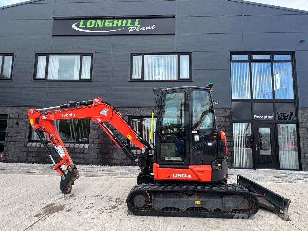 Kubota U 50-5 Mini ekskavatörler, 7 tona dek