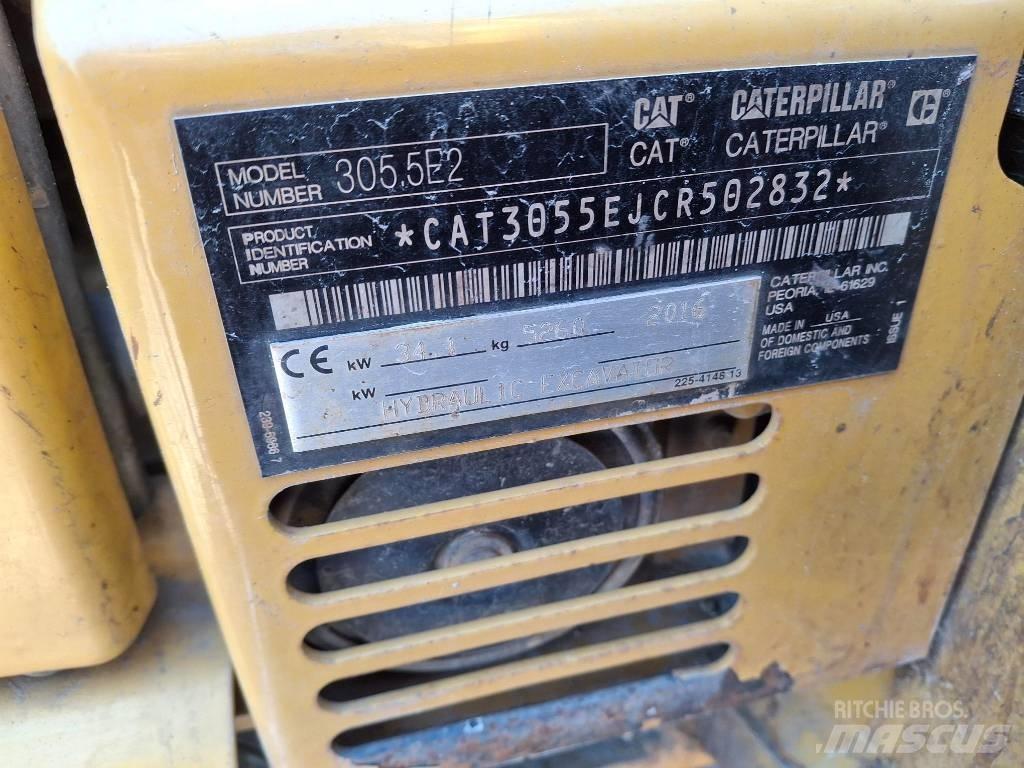 CAT 305 Mini ekskavatörler, 7 tona dek
