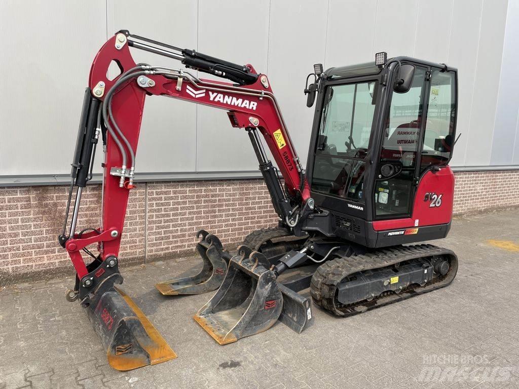 Yanmar SV26 Mini ekskavatörler, 7 tona dek