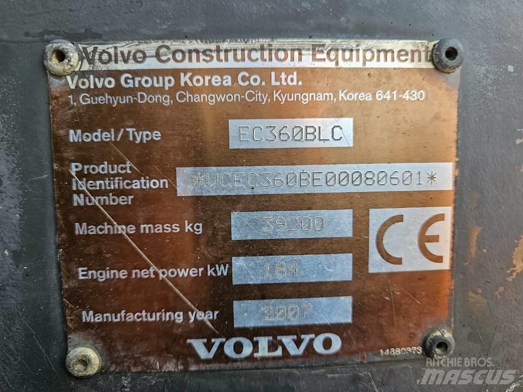 Volvo EC 360 B LC Paletli ekskavatörler