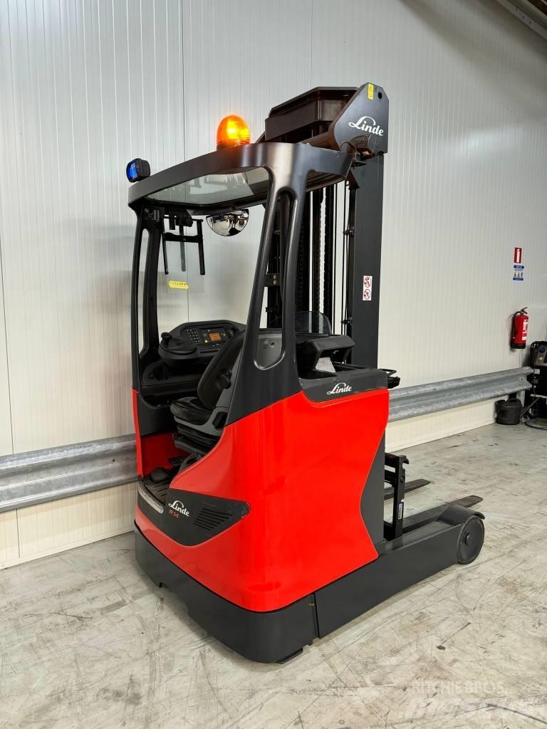 Linde R 14 Reach truck - depo içi istif araçları