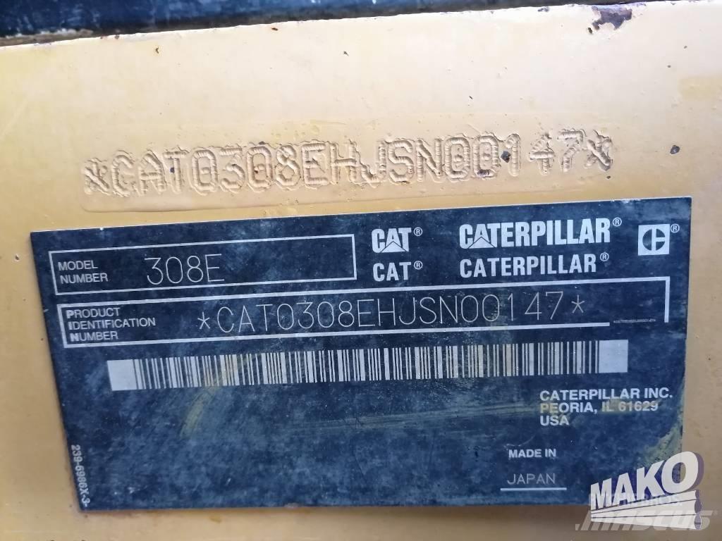 CAT 308 E CR Paletli ekskavatörler