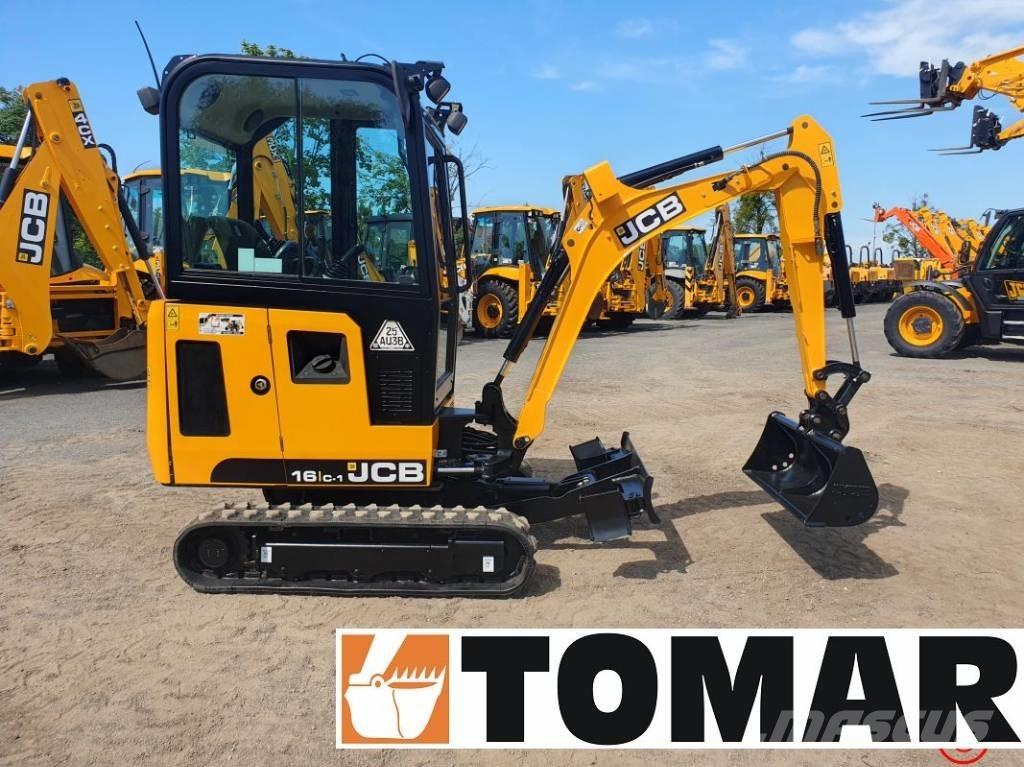 JCB 16 C-1 Mini ekskavatörler, 7 tona dek