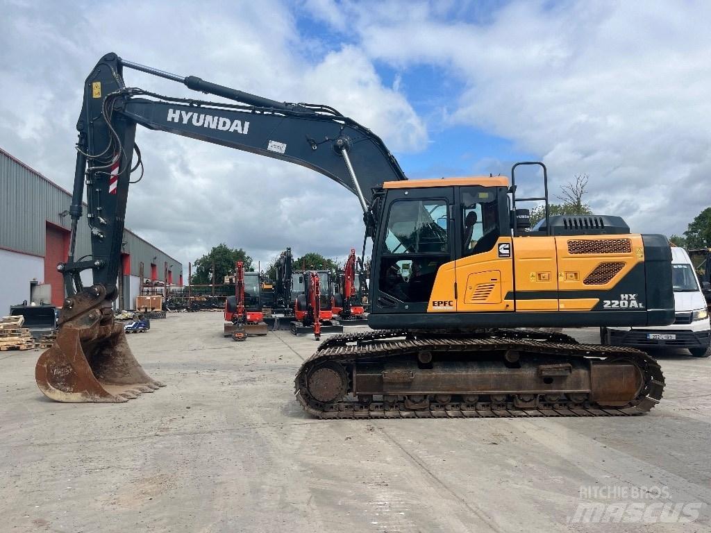 Hyundai HX220AL Paletli ekskavatörler