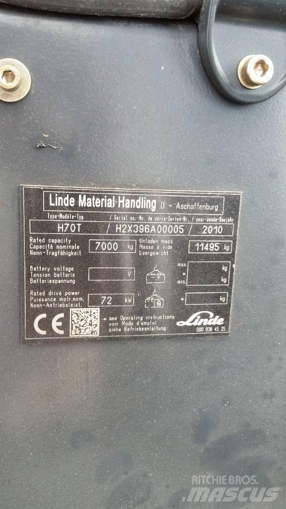 Linde H70T LPG'li forkliftler