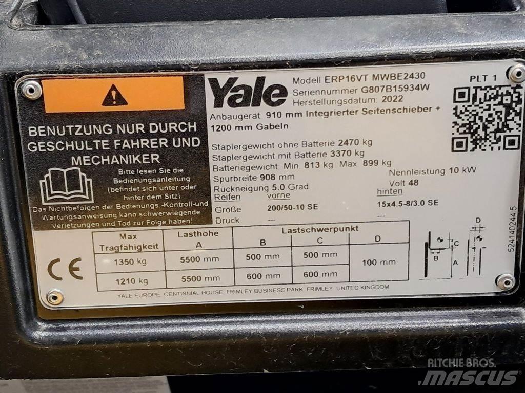 Yale ERP16VT Elektrikli forkliftler