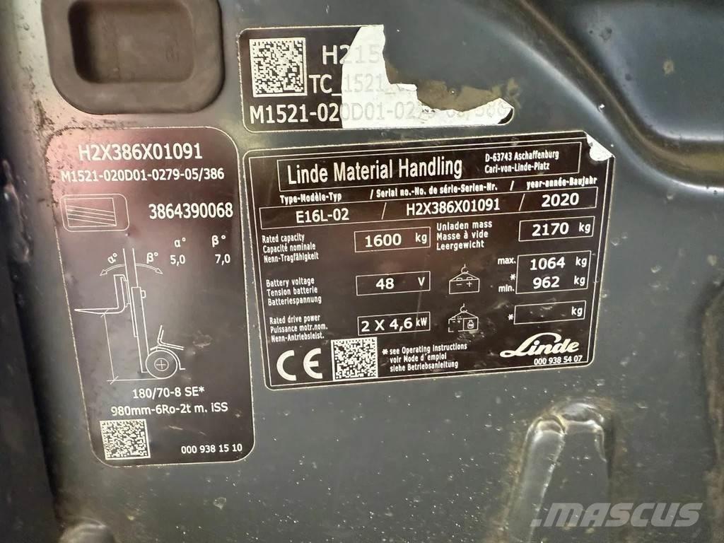 Linde E16L-02 Diger