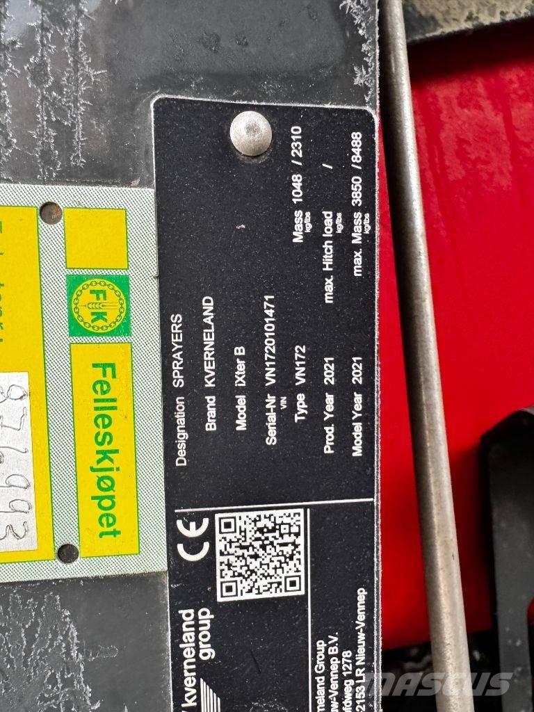 Kverneland iXter B Monte edilebilir pülverizatörler