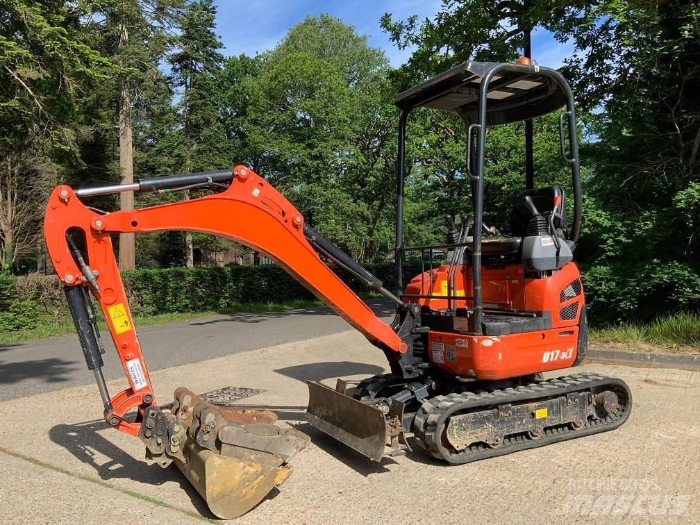 Kubota U 17-3 Mini ekskavatörler, 7 tona dek
