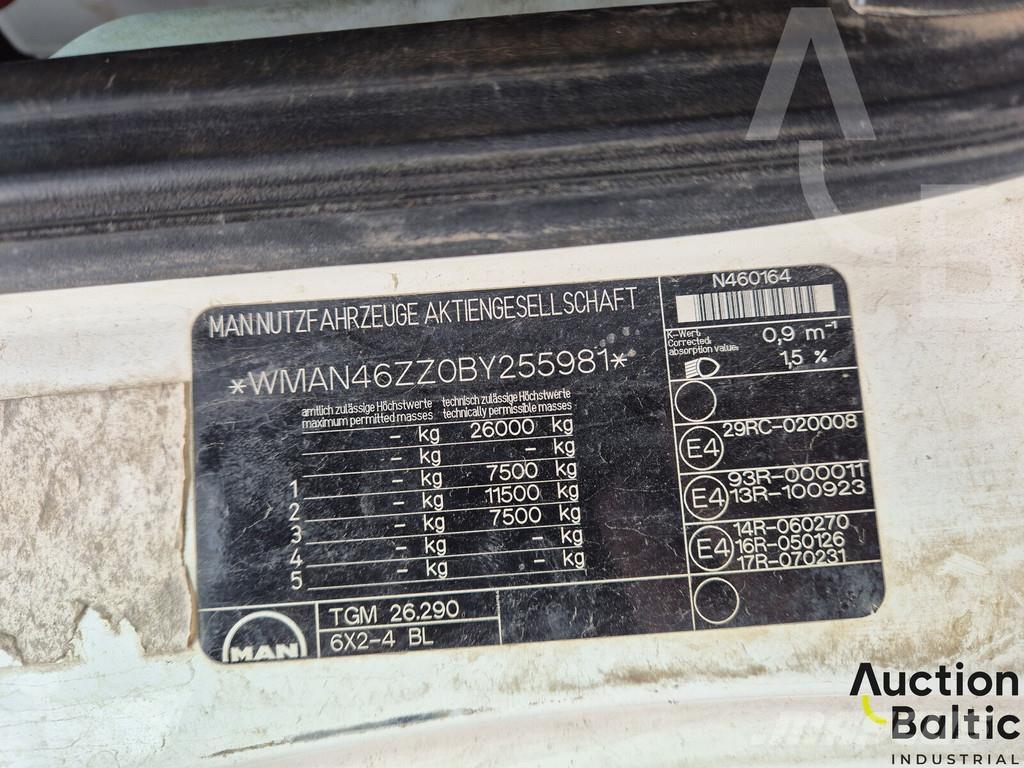 MAN TGM26.290 Atik kamyonlari