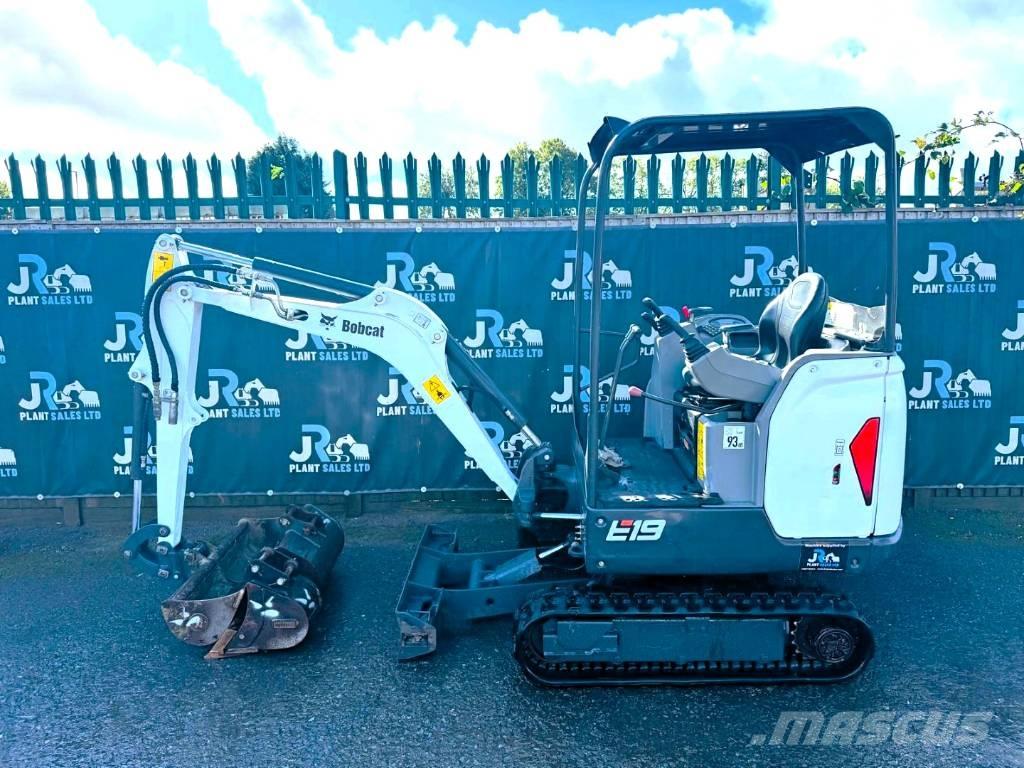 Bobcat E 19 Mini ekskavatörler, 7 tona dek