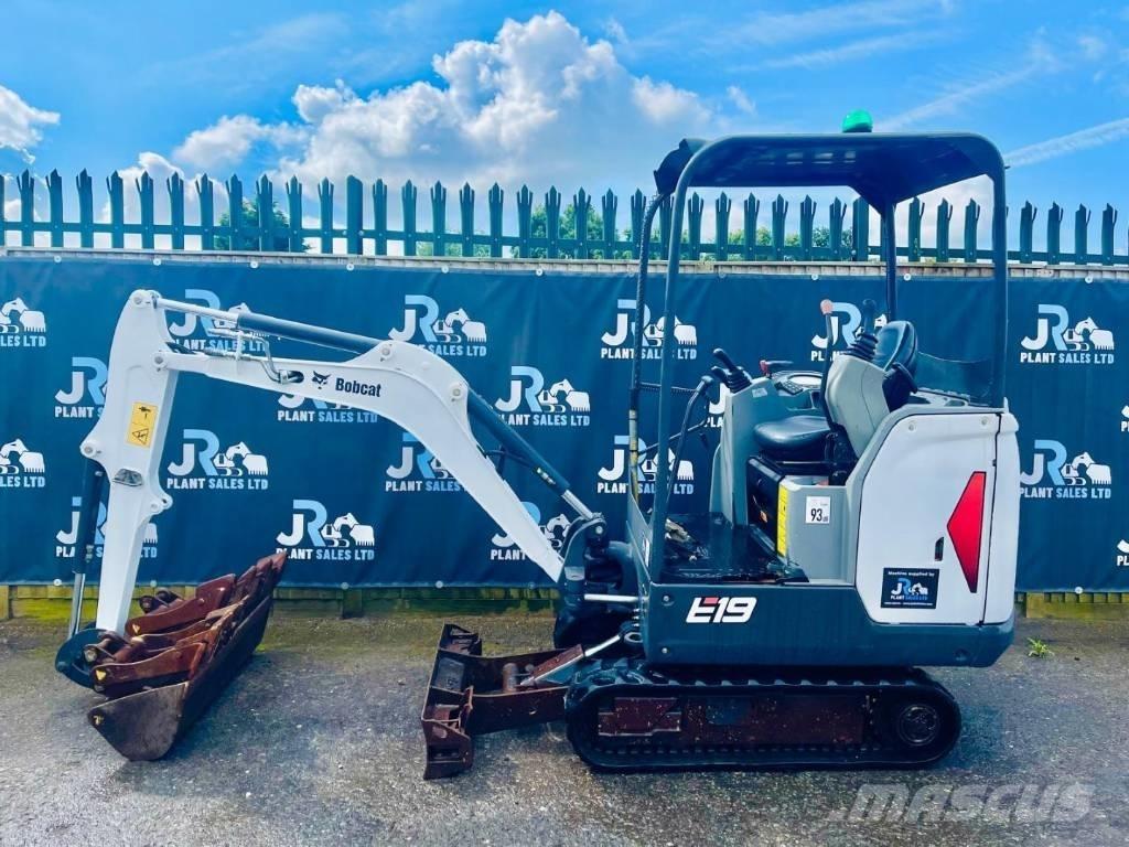 Bobcat E 19 Mini ekskavatörler, 7 tona dek