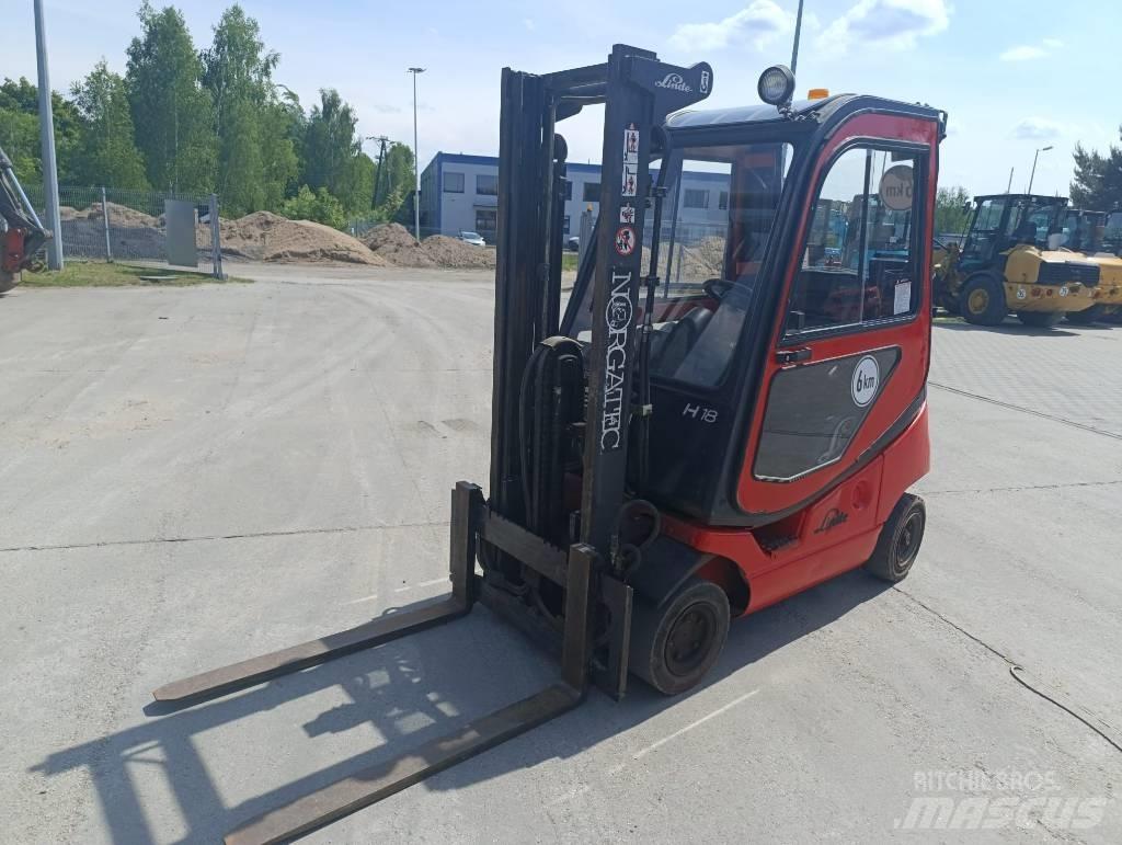 Linde H 18 T-03 LPG'li forkliftler