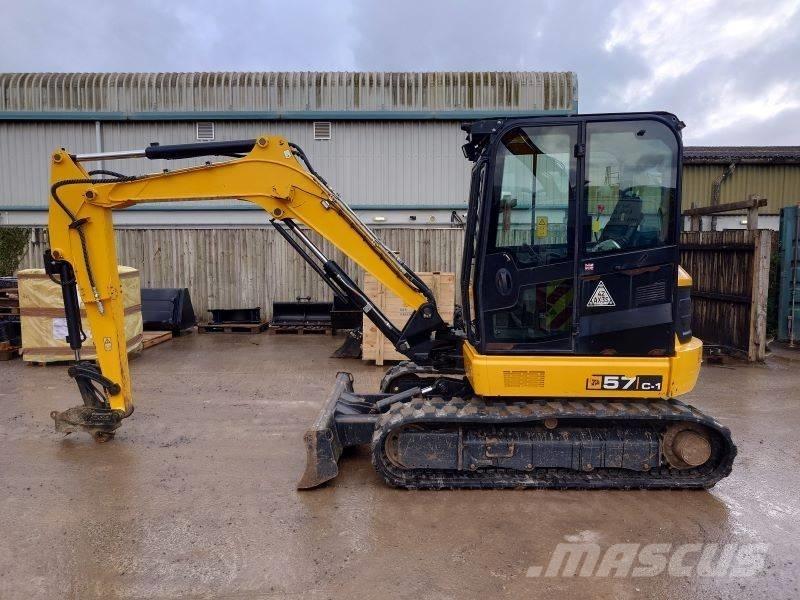 JCB 57 C-1 Mini ekskavatörler, 7 tona dek