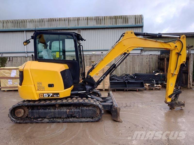 JCB 57 C-1 Mini ekskavatörler, 7 tona dek
