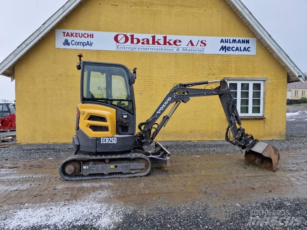 Volvo ECR25D Mini ekskavatörler, 7 tona dek