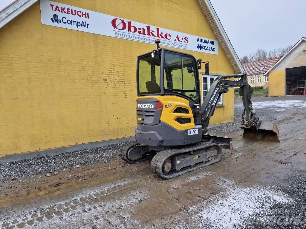 Volvo ECR25D Mini ekskavatörler, 7 tona dek