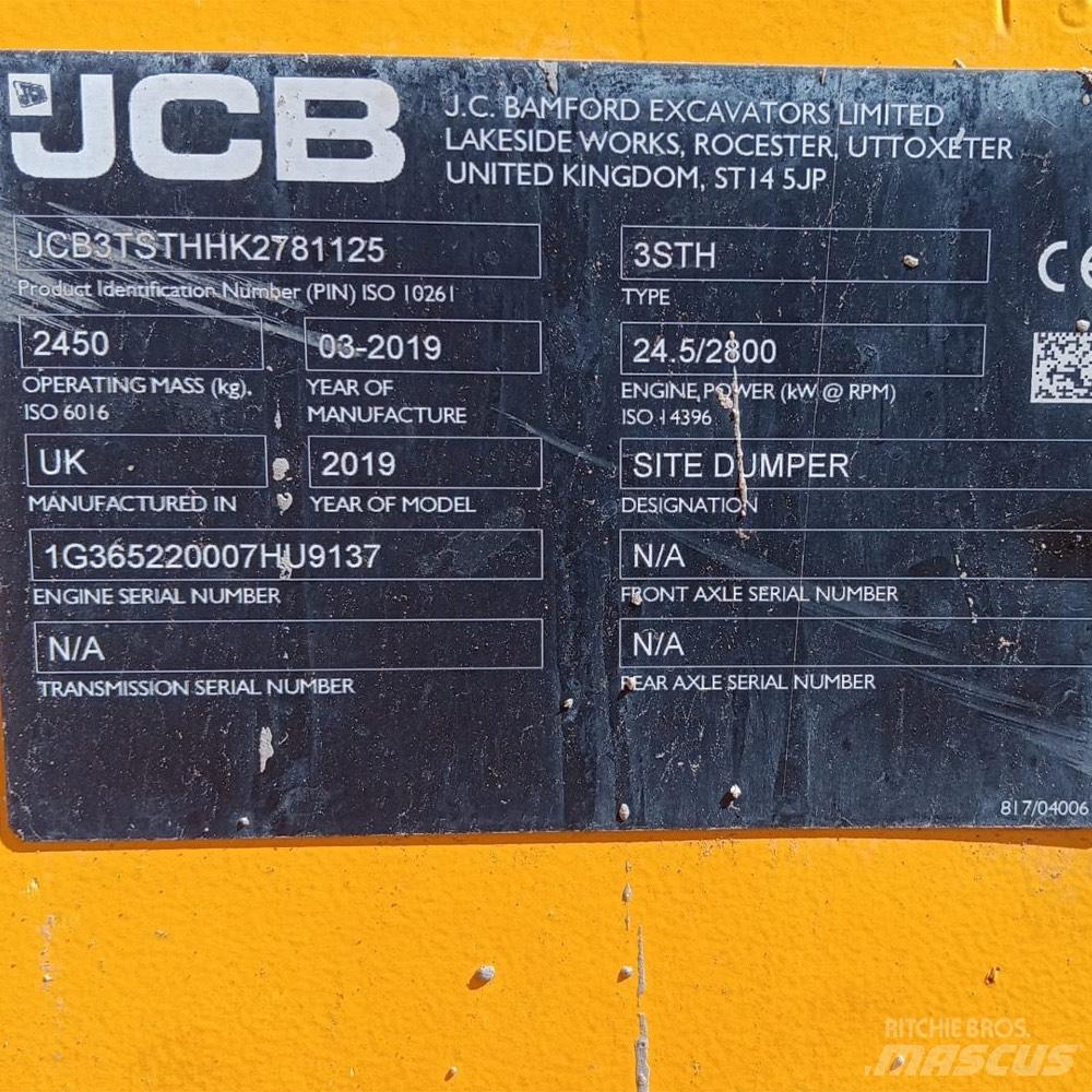 JCB 3TSTH Belden kirma kamyonlar