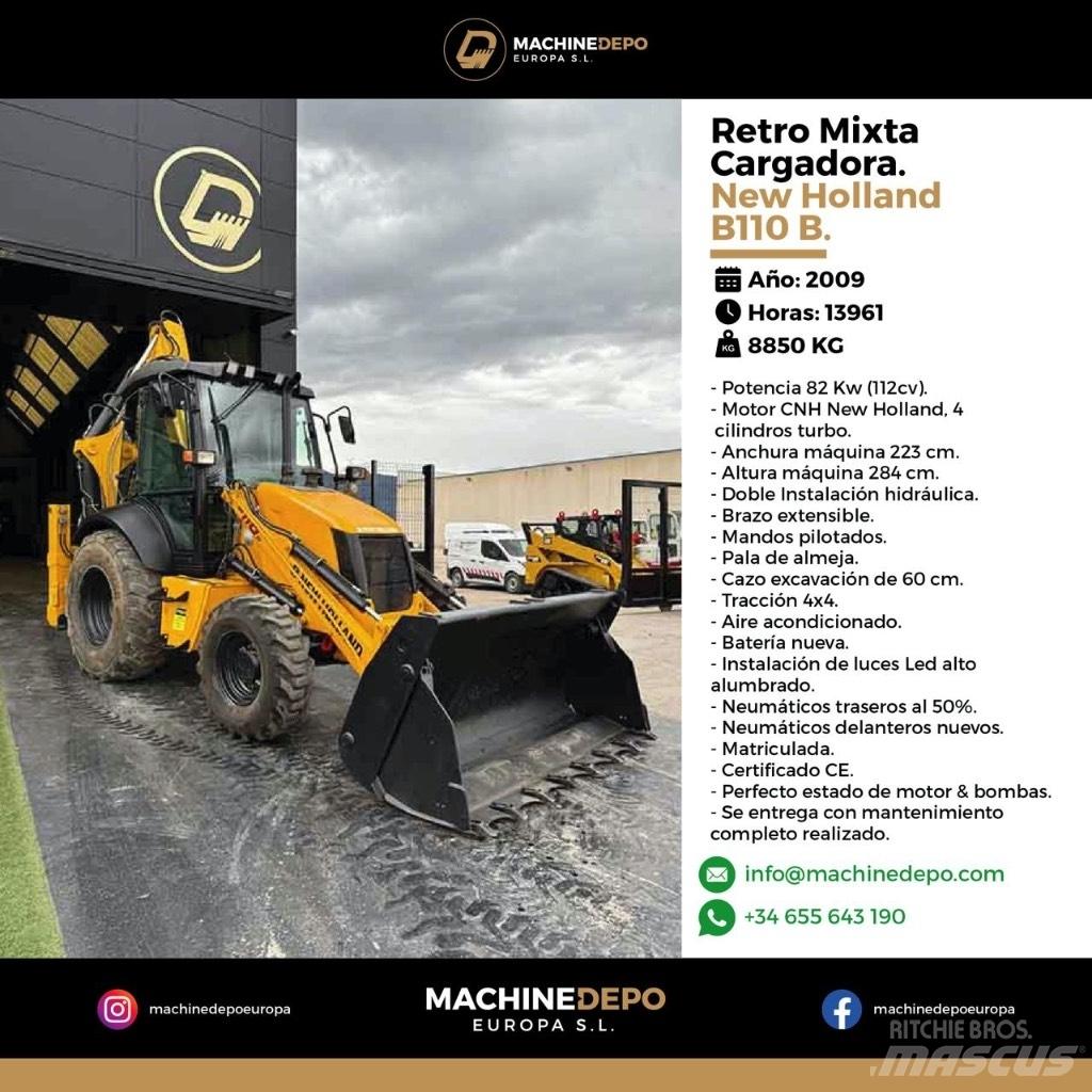 New Holland B 110 B Kazıcı yükleyiciler - beko loder