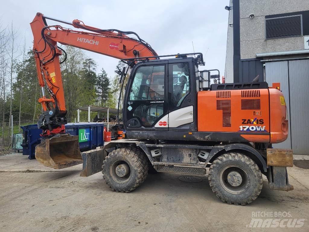 Hitachi ZX170W-6 Lastik tekerli ekskavatörler